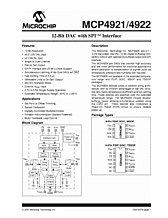 DataSheet MCP4921 pdf